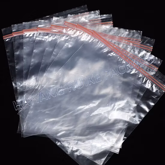 LDPE Doppia cerniera Colore Cerniera Resistente Impugnatura Sigillo Cerniera Ziploc Chiusura lampo Snack Gallone / Quarto / Congelatore / Borsa per sandwich Borsa per alimenti