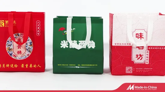 Borsa per la spesa regalo ecologica in tessuto non tessuto riutilizzabile personalizzata colorata