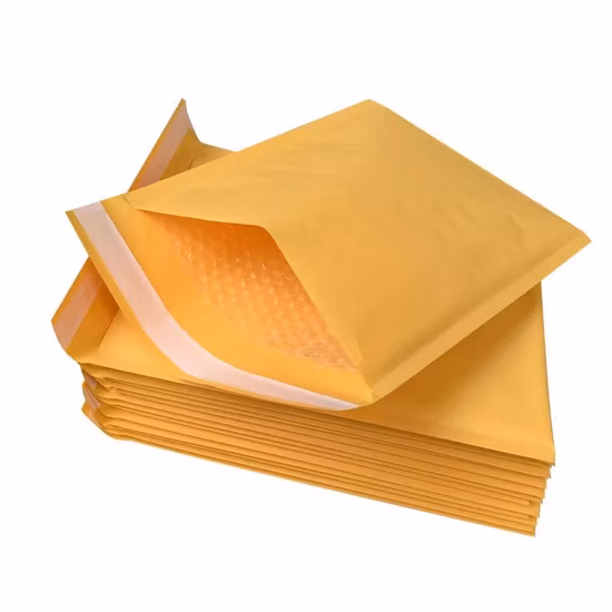 100% 4X8 Bianco Grigio Nero Riciclabile Oligrafico Personalizzato Ecologico Biodegradabile Imbottito Compostabile Bubble Mailer Borsa per imballaggio postale